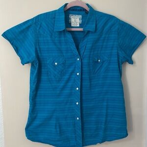 Panhandle Slim Blue Button Down Shirt